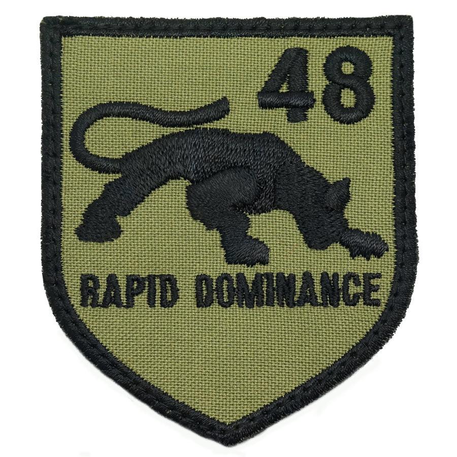 48 SAR LOGO PATCH - RAPID DOMINANCE (OLIVE GREEN)