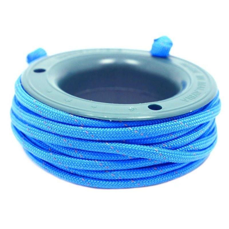 550 PARACORD MINI SPOOL - SKY BLUE REFLECTIVE
