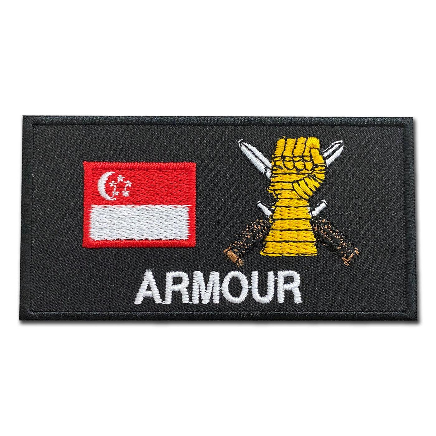 Armour Call Sign Patch (Embroidered, Velcro Backing)