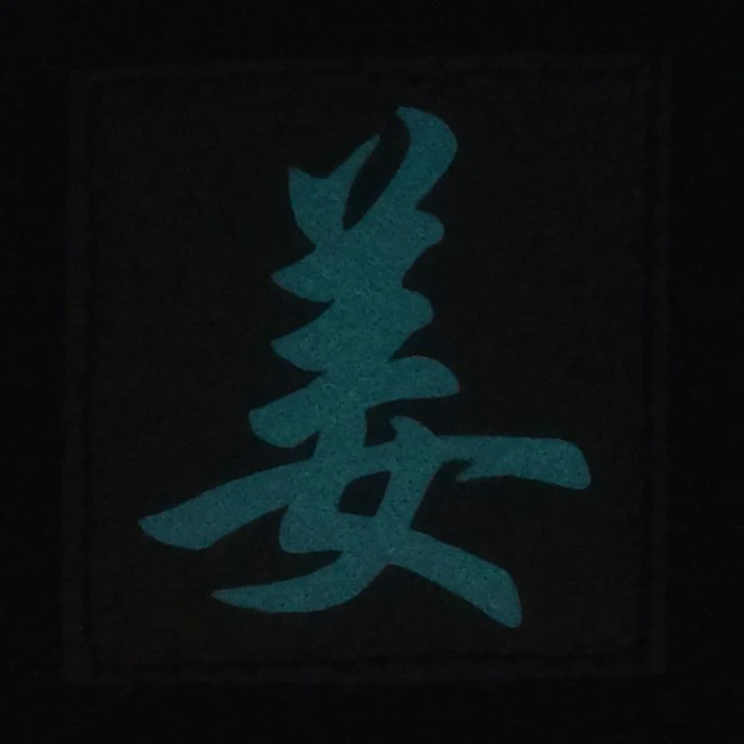 CHINESE SURNAME GLOW IN THE DARK PATCH - JIANG 姜 - Image 4