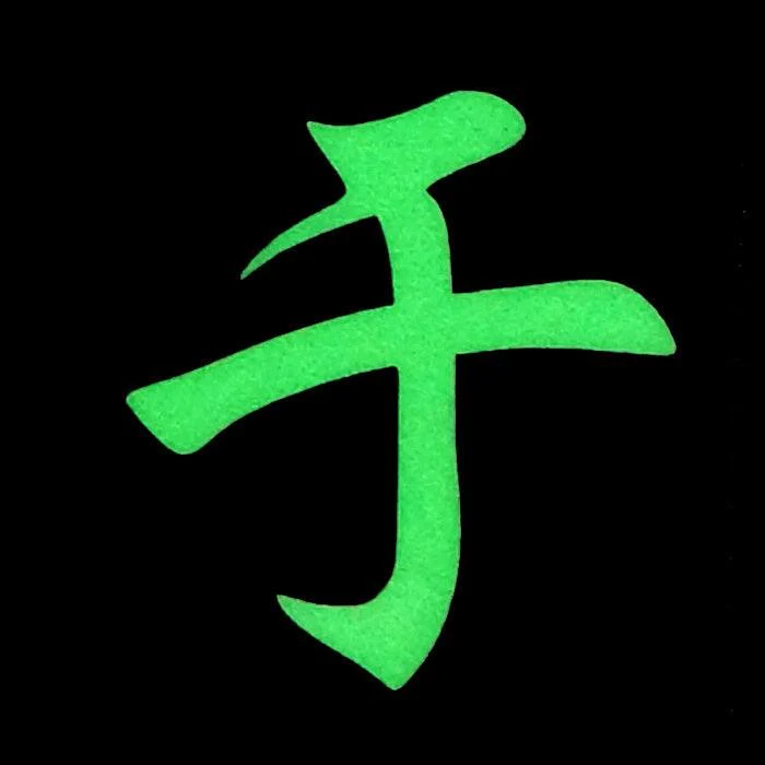 CHINESE SURNAME GLOW IN THE DARK PATCH - YU 于 - Image 2