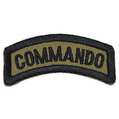 Commando Tab Patch (Olive Green) 6cm x 2cm