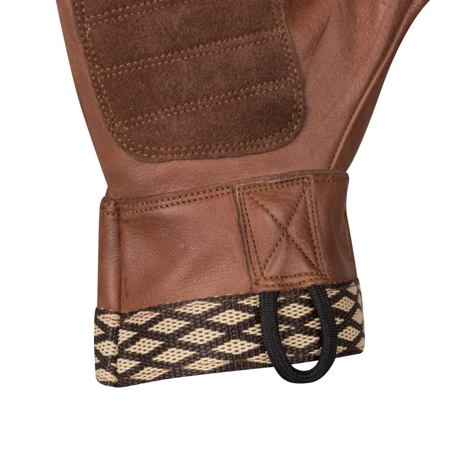 HELIKON-TEX Woodcrafter Cowhide Leather Work Gloves (Brown) - Image 4