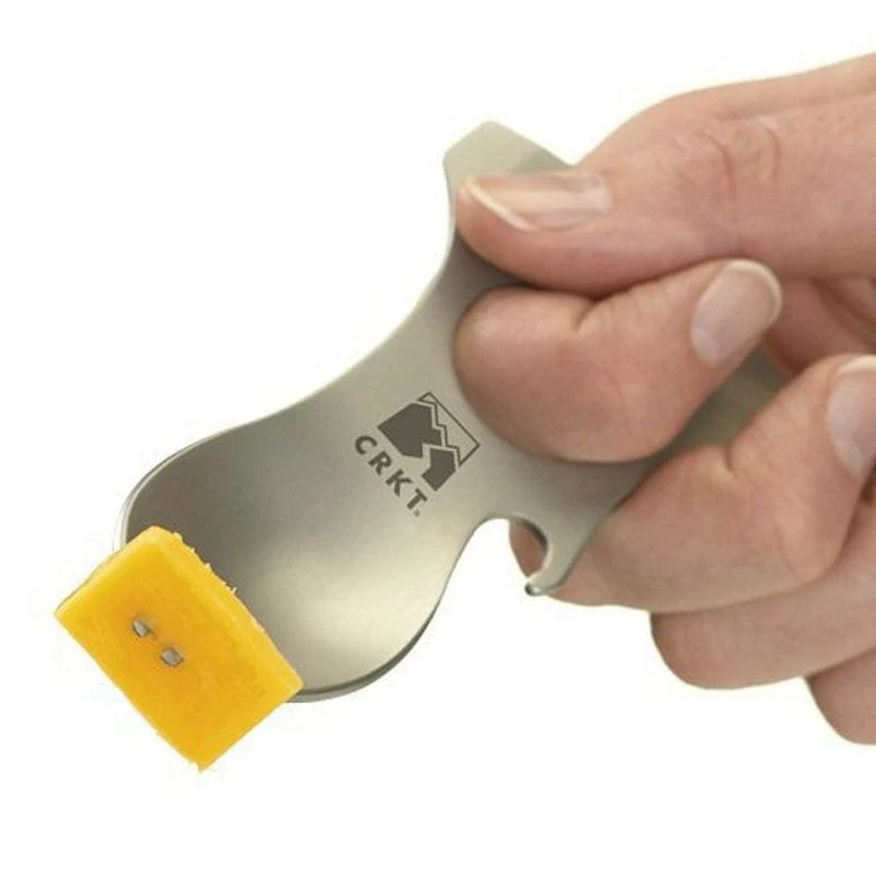 CRKT EAT'N TOOL (BEAD BLAST) - SILVER (9100C) - Image 3