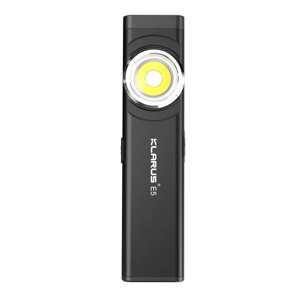KLARUS E5 Dual Light EDC Flashlight (Magnetic Base, 470 Lumens) - Image 5