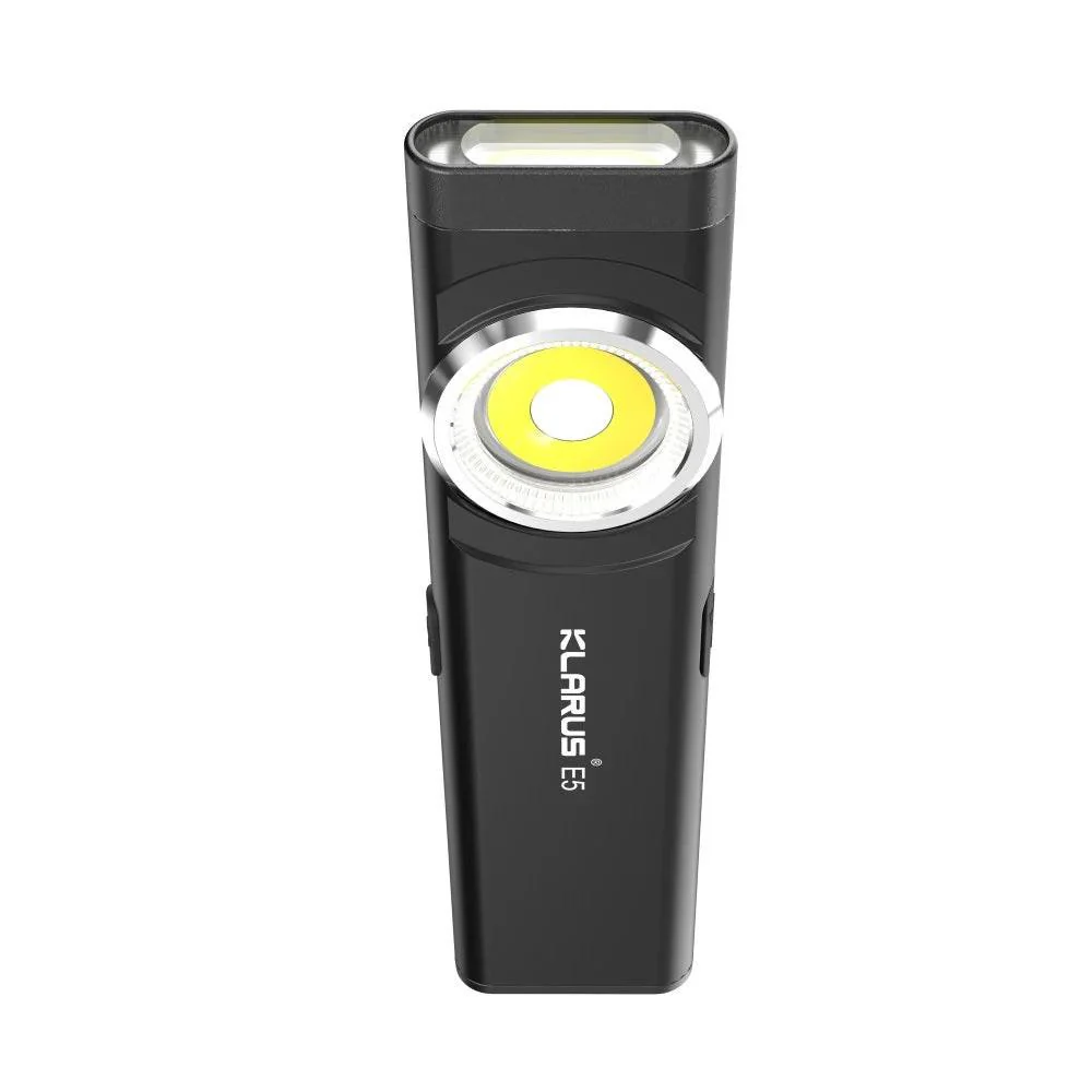 KLARUS E5 Dual Light EDC Flashlight (Magnetic Base, 470 Lumens) - Image 6