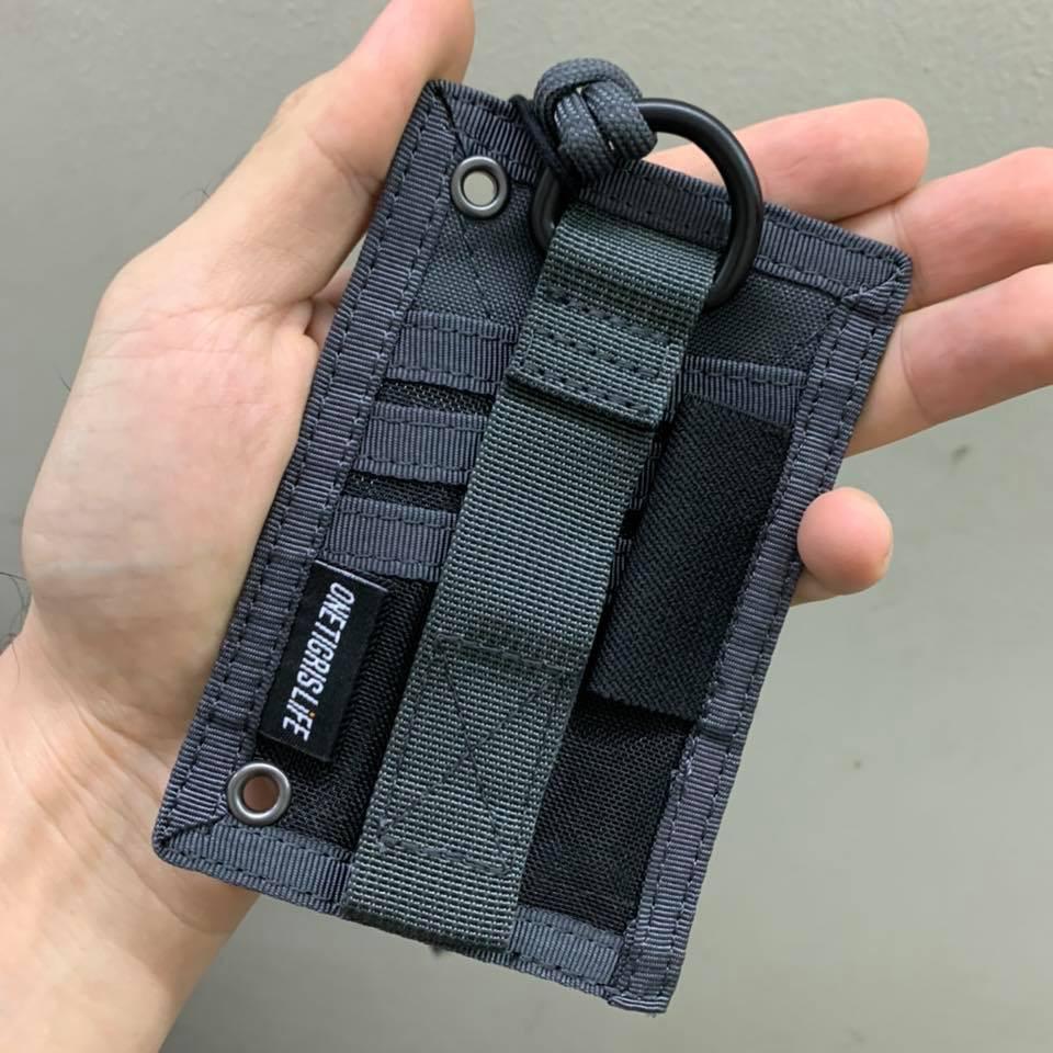 OneTigris Shot Put EDC ID Badge Holder Wallet - Shadow Grey - Image 13