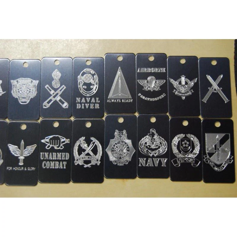 Infantry Engraved Aluminium Luggage Tag (SG Made) - Image 5