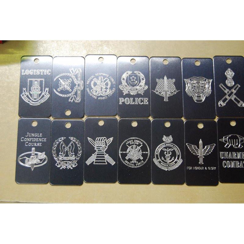 Infantry Engraved Aluminium Luggage Tag (SG Made) - Image 6