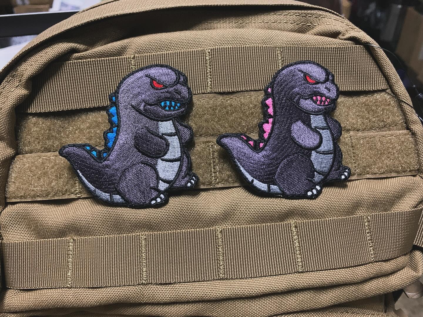 Godzilla Morale Patch (Law Enforcement) | Embroidered Velcro - Image 2
