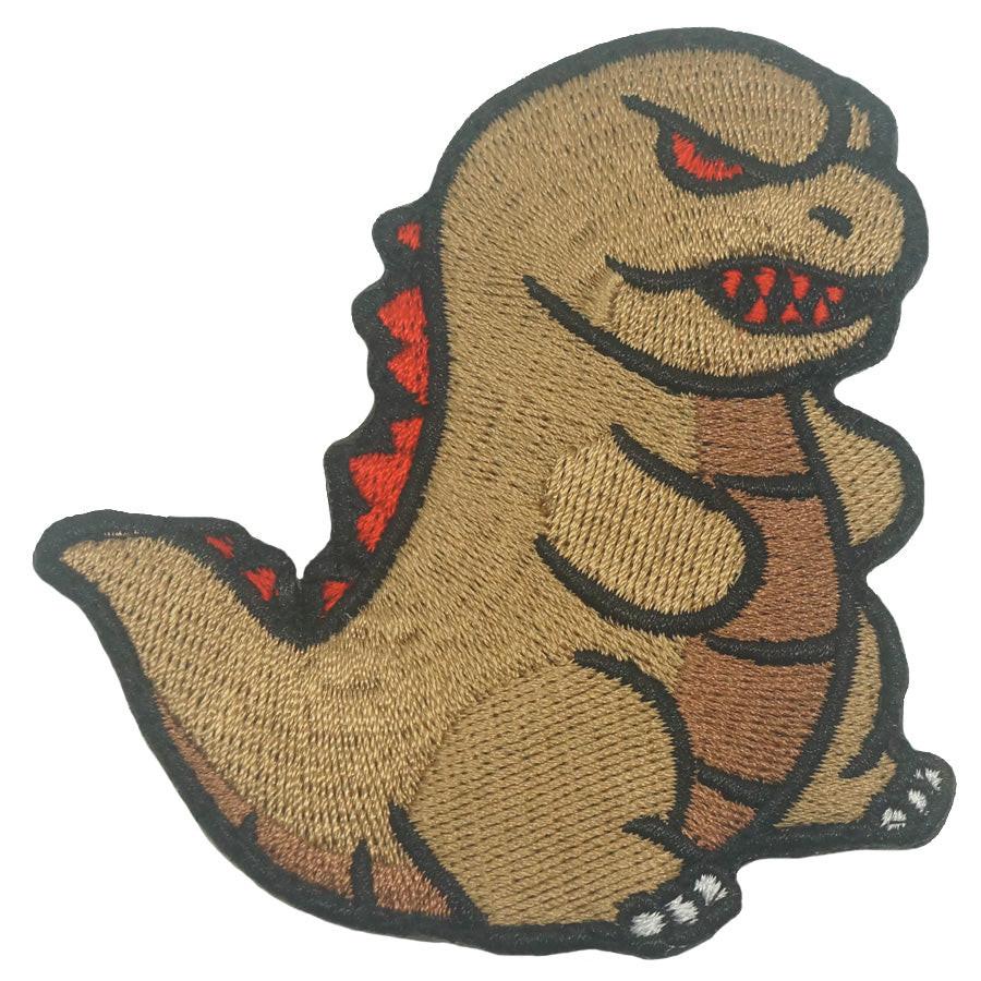 Godzilla Patch (Coyote Brown) - 100% Embroidered Velcro Back