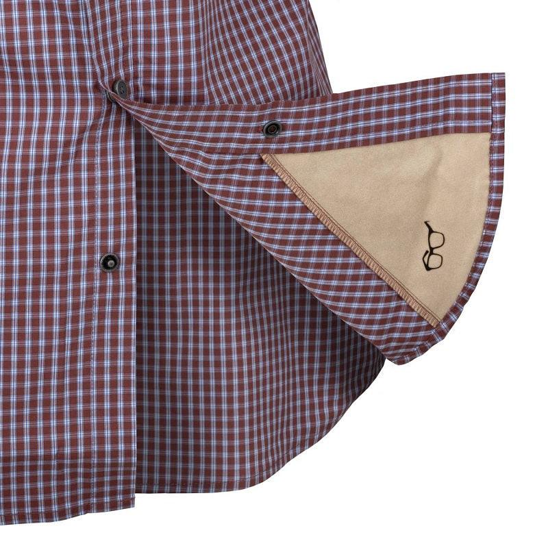 HELIKON-TEX COVERT CONCEALED CARRY SHIRT - SAVAGE GREEN CHECKERED - Image 5