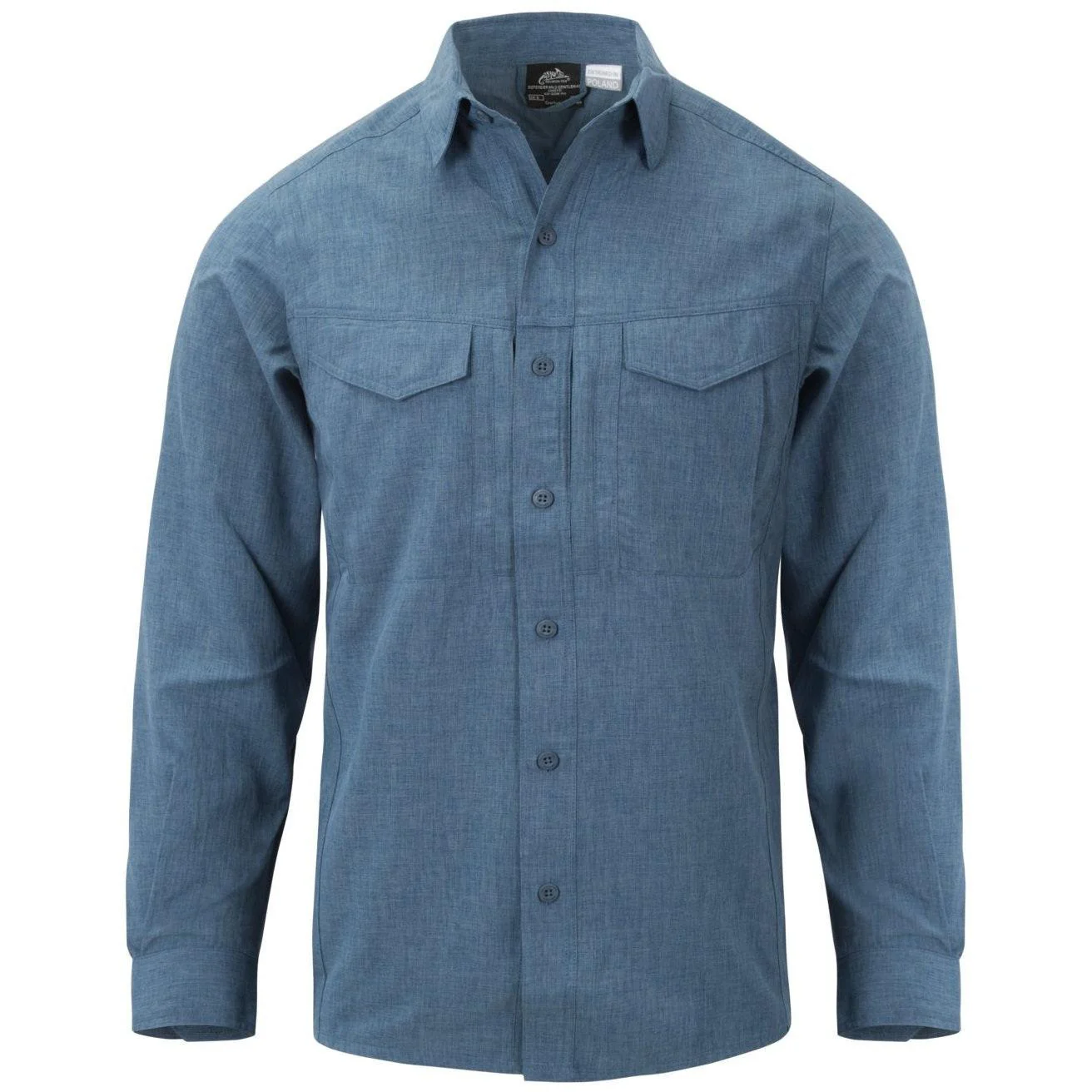 HELIKON-TEX DEFENDER MK2 GENTLEMAN SHIRT - BLACK/GREY MELANGE - Image 2