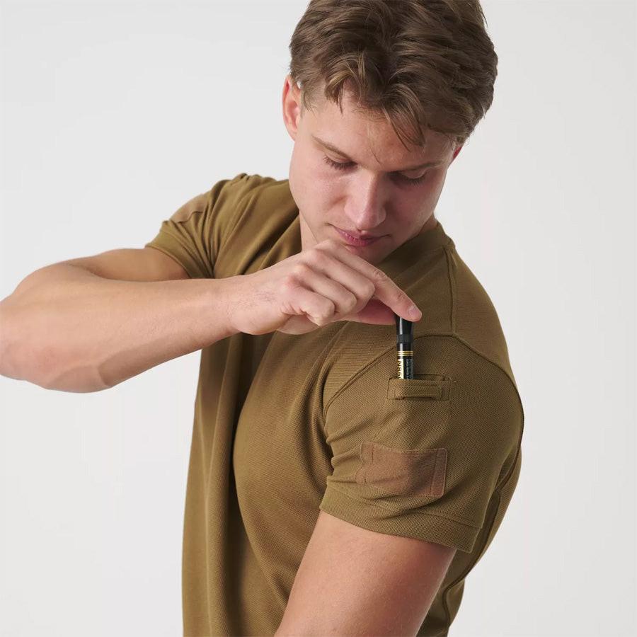 Helikon-Tex TopCool Tactical T-Shirt (Thermoactive, Bicep Pockets) - Image 9