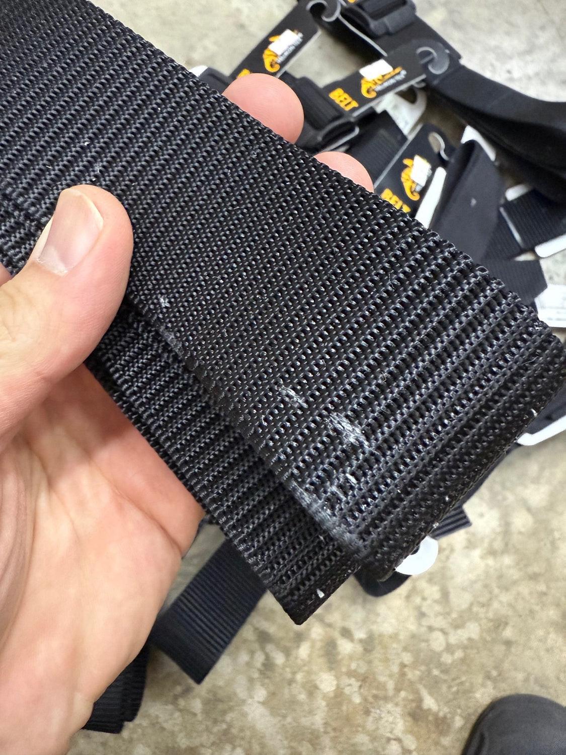 HELIKON-TEX UTL TACTICAL BELT - BLACK (SIZE M, STAINED WITH RANDOM WAX SPOTS) - Image 2