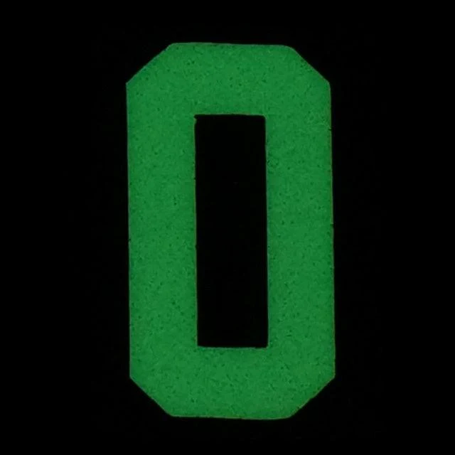 HGS NUMBER 0 PATCH - GLOW IN THE DARK - Image 2