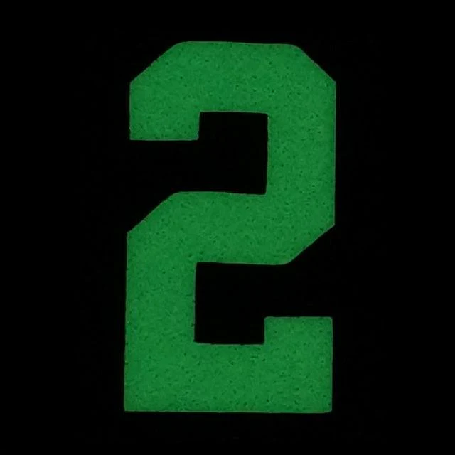 HGS NUMBER 2 PATCH - GLOW IN THE DARK - Image 2