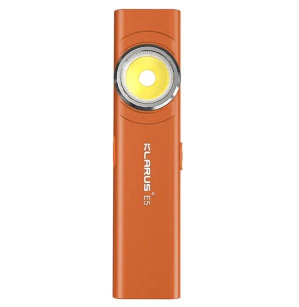KLARUS E5 USB-C Rechargeable EDC Flashlight (600 Lumens, Magnetic Base) - Image 7