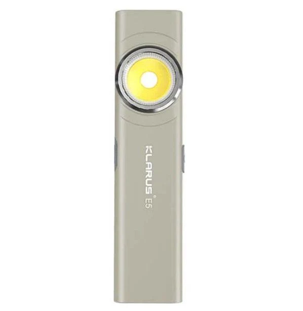 KLARUS E5 USB-C Rechargeable EDC Flashlight (600 Lumens, Magnetic Base) - Image 5