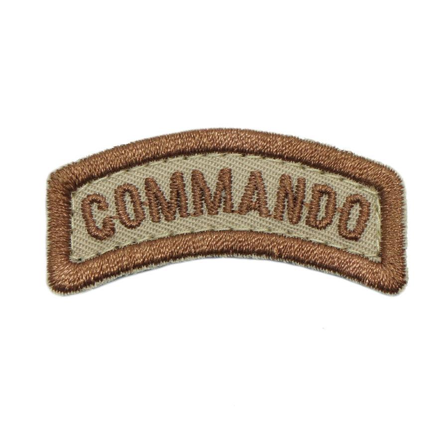 Mini Commando Hook and Loop Tab (Khaki) 4.5 x 2cm
