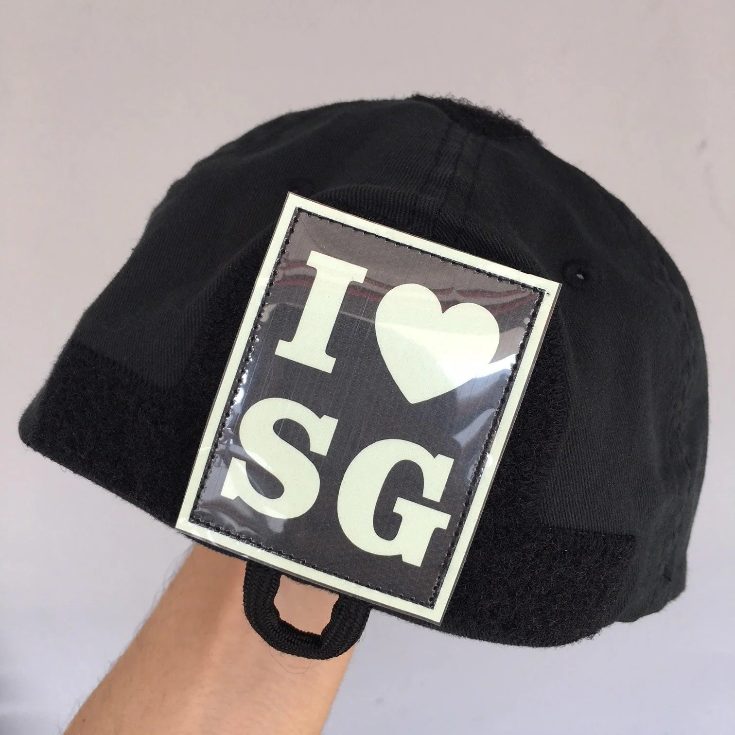 I LOVE SG PATCH - GLOW IN THE DARK - Image 3