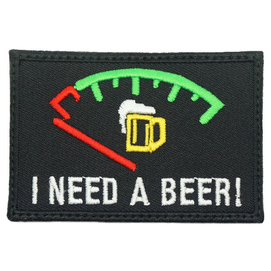 I Need a Beer Patch (Hook-Backed Morale Patch)