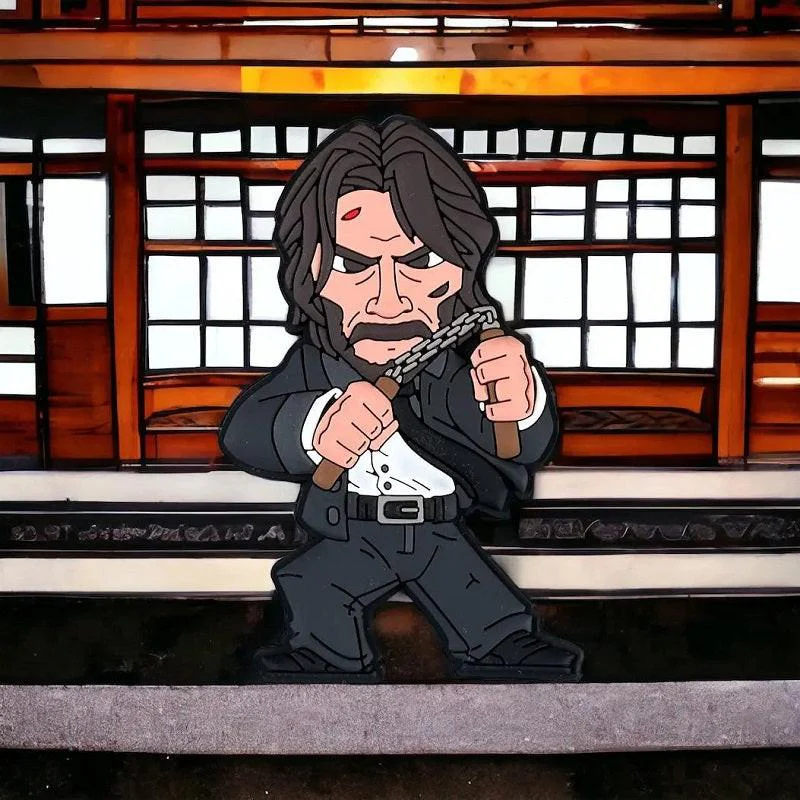 JOHN #16 NUNCHAKU - PVC PATCH - Image 5