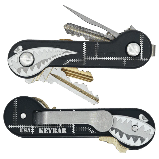 KEYBAR ANODIZED ALUMINUM BOMBER - BLACK