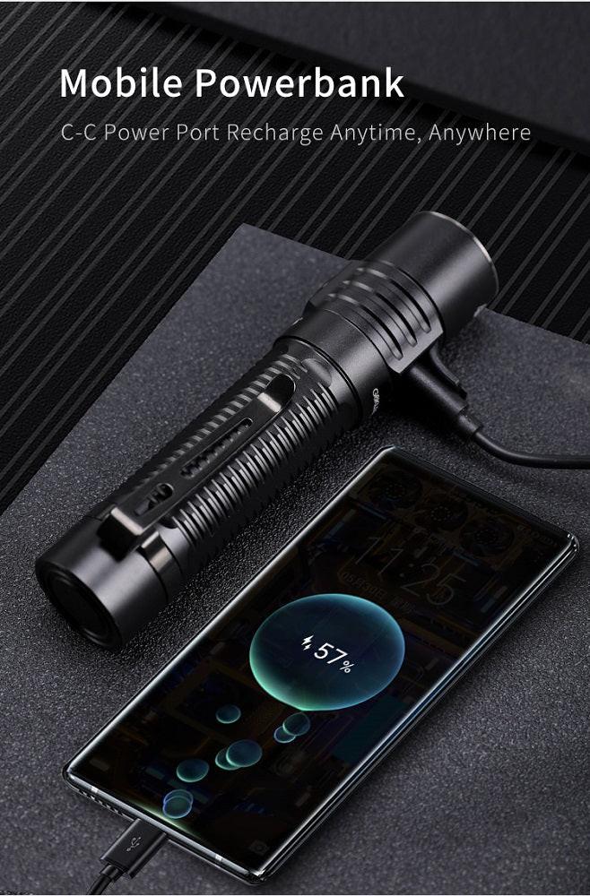 KLARUS G15 V2 USB-C- RECHARGEABLE LED FLASHLIGHT - CREE XHP70.2 (INCLUDES 1 X 21700) - 4200 LUMENS - Image 14