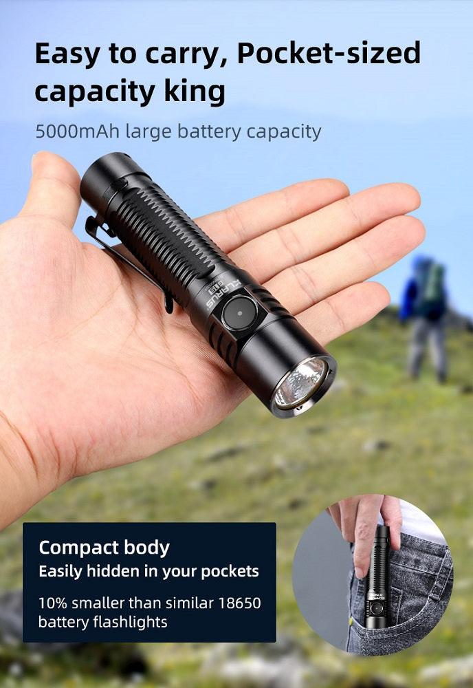 KLARUS G15 V2 USB-C- RECHARGEABLE LED FLASHLIGHT - CREE XHP70.2 (INCLUDES 1 X 21700) - 4200 LUMENS - Image 9