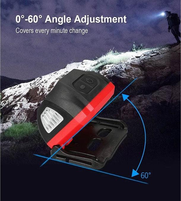 KLARUS HM1 SMART-SENSING RECHARGEABLE LED HEADLAMP - CREE XPG-3 - USES BUILT-IN 1800MAH LI-ION BATTERY PACK - 440 LUMENS - Image 13