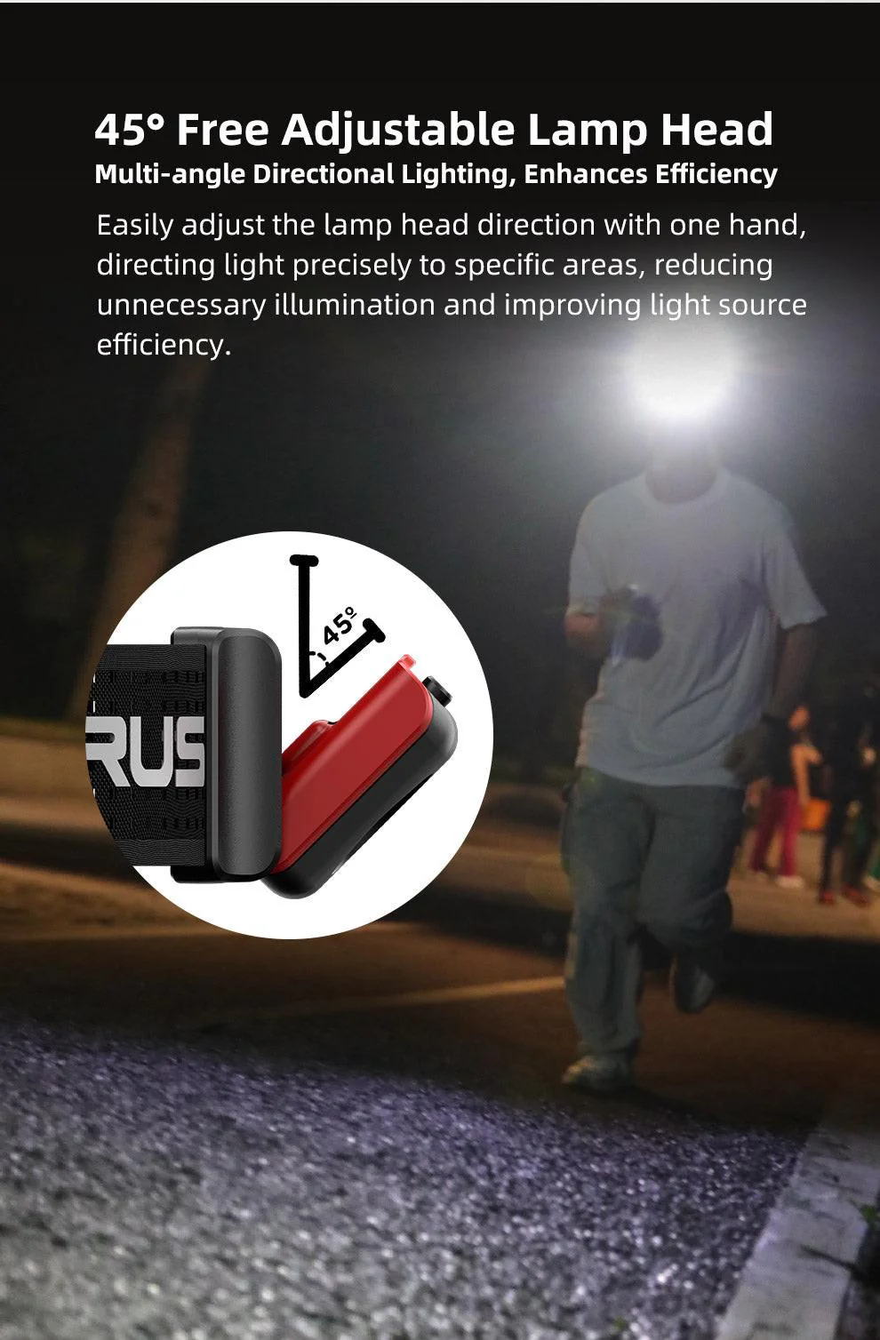 KLARUS HM5 ULTRA THIN LIGHTWEIGHT TRAIL RUNNING HEADLAMP - 800 LUMENS (1900mAh RECHARGEABLE BATTERY) - Image 16
