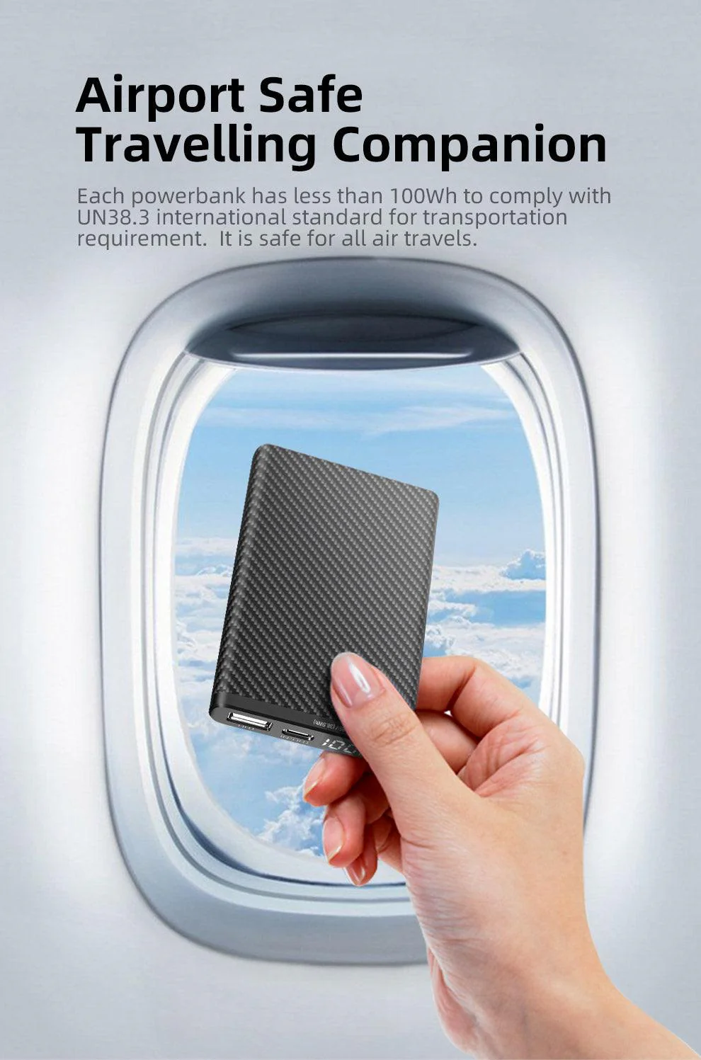 KLARUS K5 CARBON FIBER LIGHTWEIGHT IPX8 WATERPROOF POWERBANK 10000mAh - Image 15
