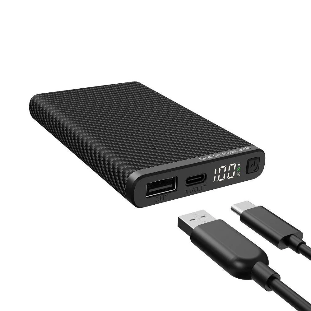 KLARUS K5 CARBON FIBER LIGHTWEIGHT IPX8 WATERPROOF POWERBANK 10000mAh - Image 4