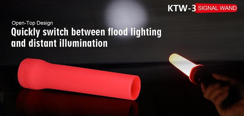 KLARUS KTW-3 RED SILICONE TRAFFIC WANDS (41MM) FOR THE 360X3, XT11X, XT21X - Image 4