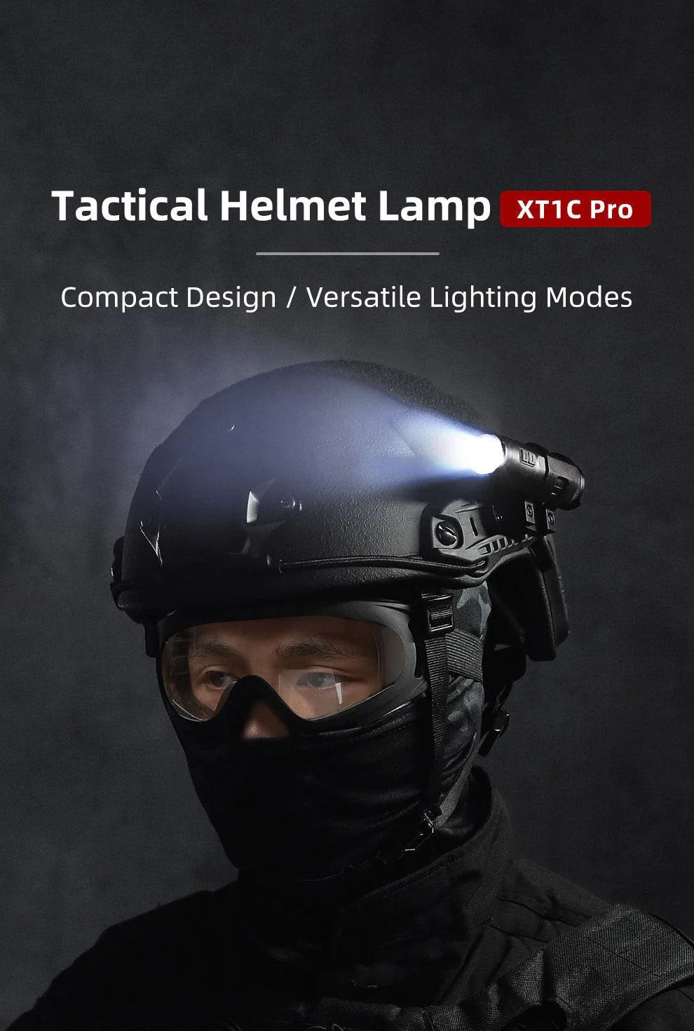 KLARUS TACTICAL HELMET LAMP XT1C PRO - 1000 LUMENS - Image 6