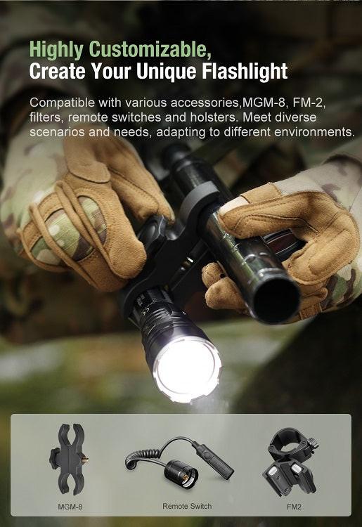 KLARUS XT12GT-PRO USB-C RECHARGEABLE LED FLASHLIGHT - INCLUDES 1 X 21700 - 1600 LUMENS - Image 13