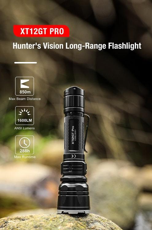 KLARUS XT12GT-PRO USB-C RECHARGEABLE LED FLASHLIGHT - INCLUDES 1 X 21700 - 1600 LUMENS - Image 8
