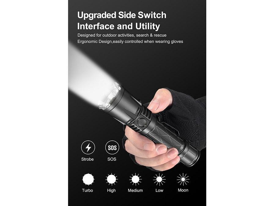 KLARUS XT21X PRO RECHARGEABLE LED FLASHLIGHT - CREE XHP70.2 - 4400 LUMENS - INCLUDES 1 X 21700 - Image 16