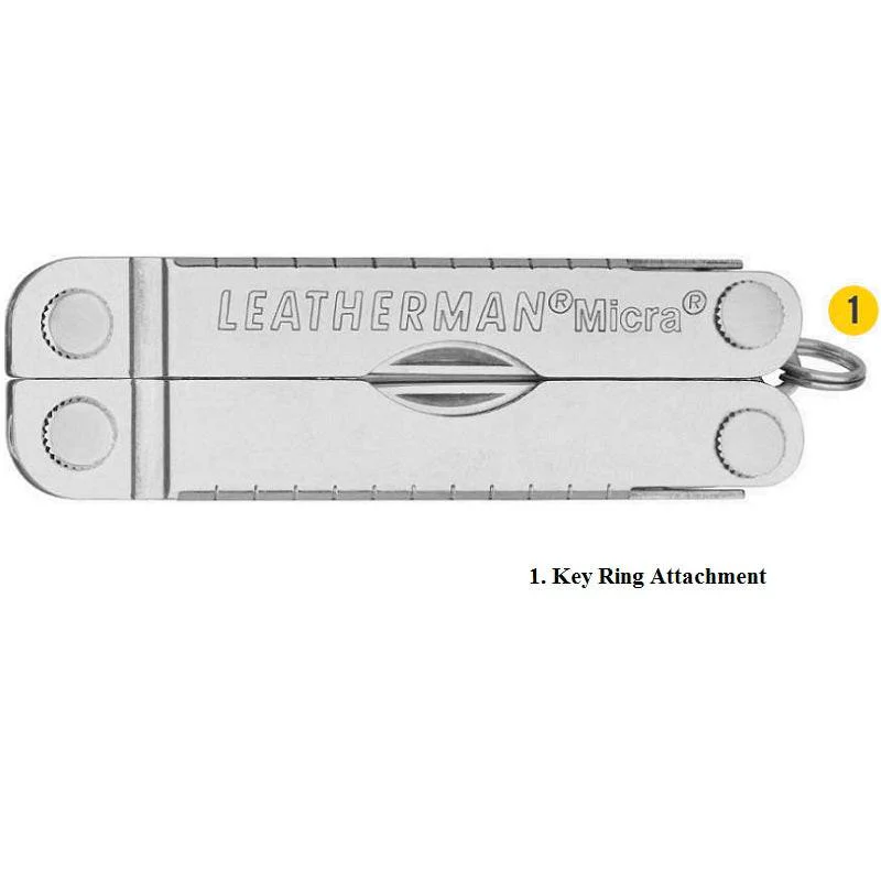 Leatherman Micra Keychain Multi-Tool (10 Tools, 51 g) - Image 5