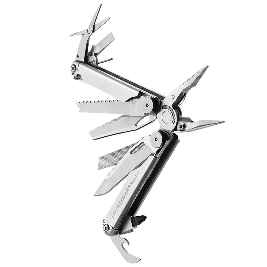 Leatherman Wave Plus Multi-Tool (Stainless Steel) | 17 Tools - Image 4