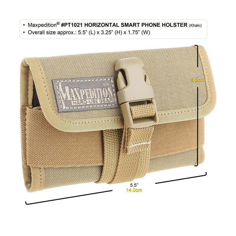 MAXPEDITION HORIZONTAL SMART PHONE HOLSTER - OD GREEN - Image 3