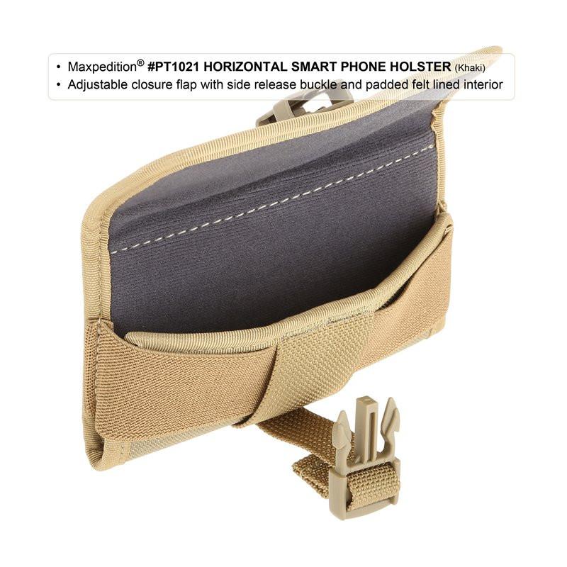 MAXPEDITION HORIZONTAL SMART PHONE HOLSTER - OD GREEN - Image 5