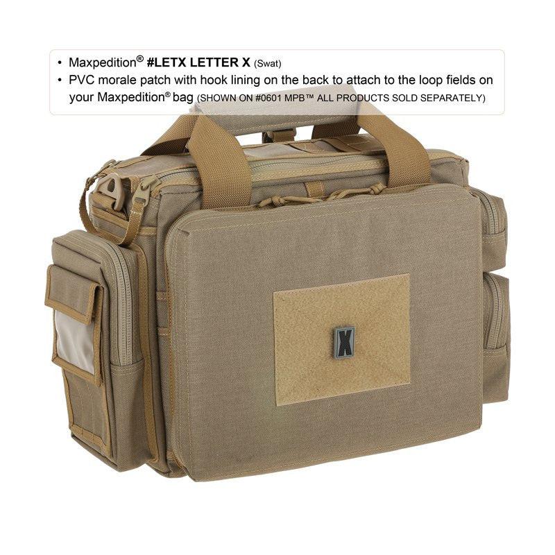 MAXPEDITION LETTER X PATCH - SWAT - Image 2