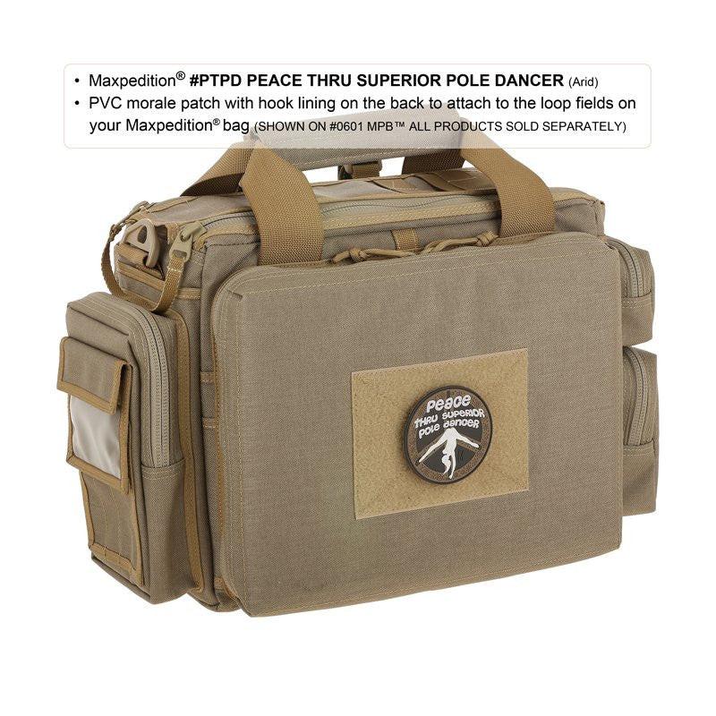 MAXPEDITION PEACE THRU SUPERIOR POLE DANCER PATCH - SWAT - Image 2