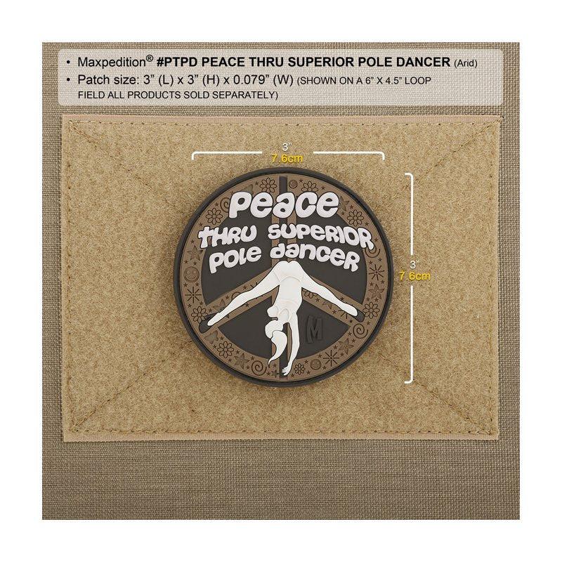 MAXPEDITION PEACE THRU SUPERIOR POLE DANCER PATCH - SWAT - Image 3