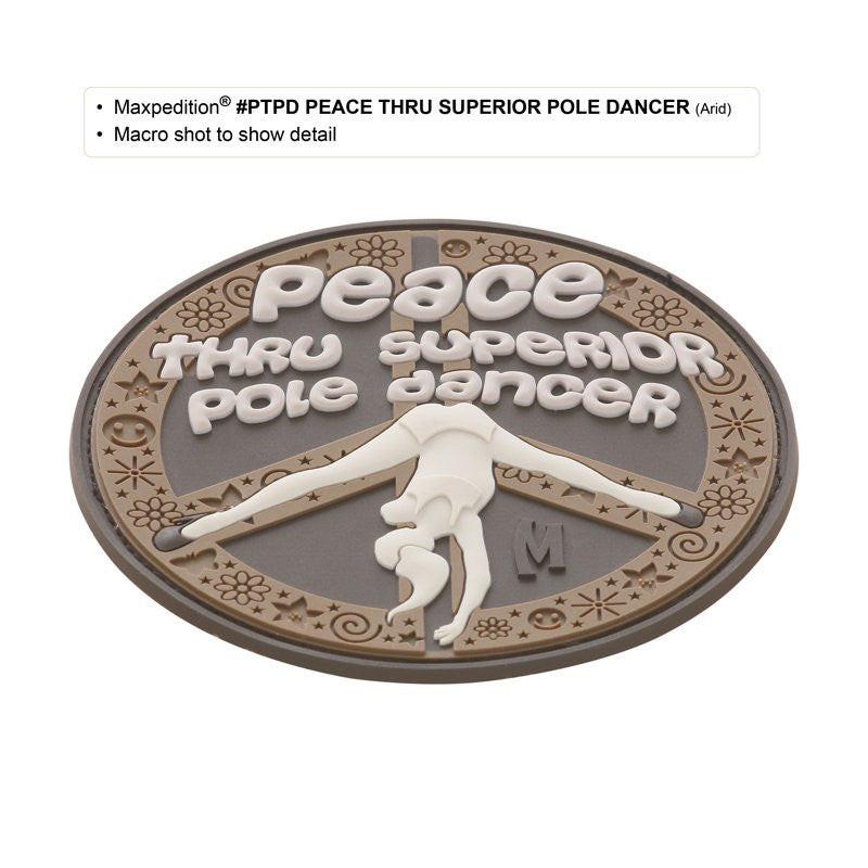 MAXPEDITION PEACE THRU SUPERIOR POLE DANCER PATCH - SWAT - Image 4