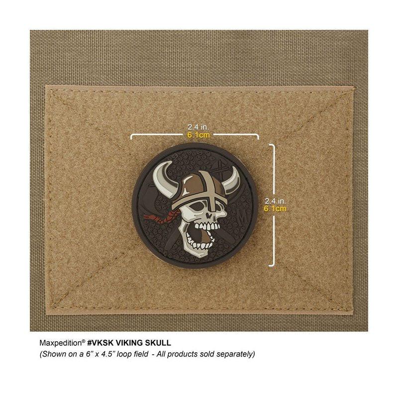 MAXPEDITION VIKING SKULL PATCH - SWAT - Image 2