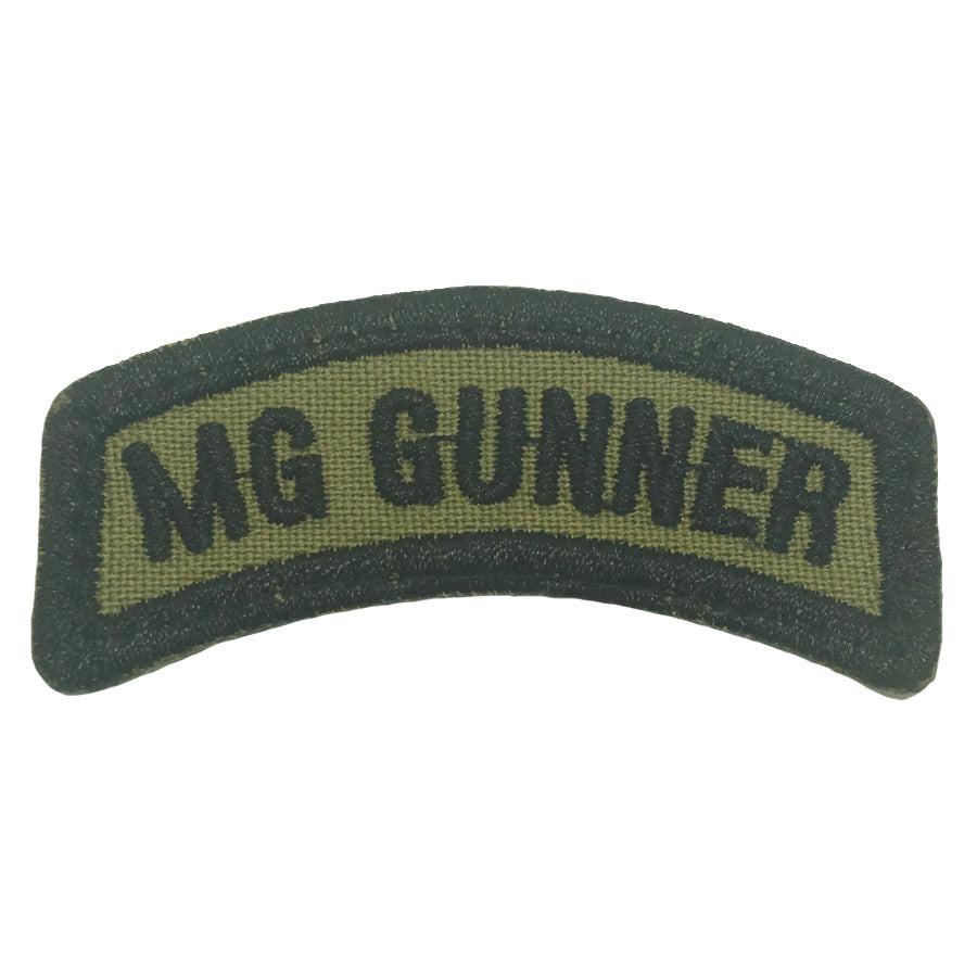 MG Gunner Tab Morale Patch – Olive Green (6cm x 2cm)