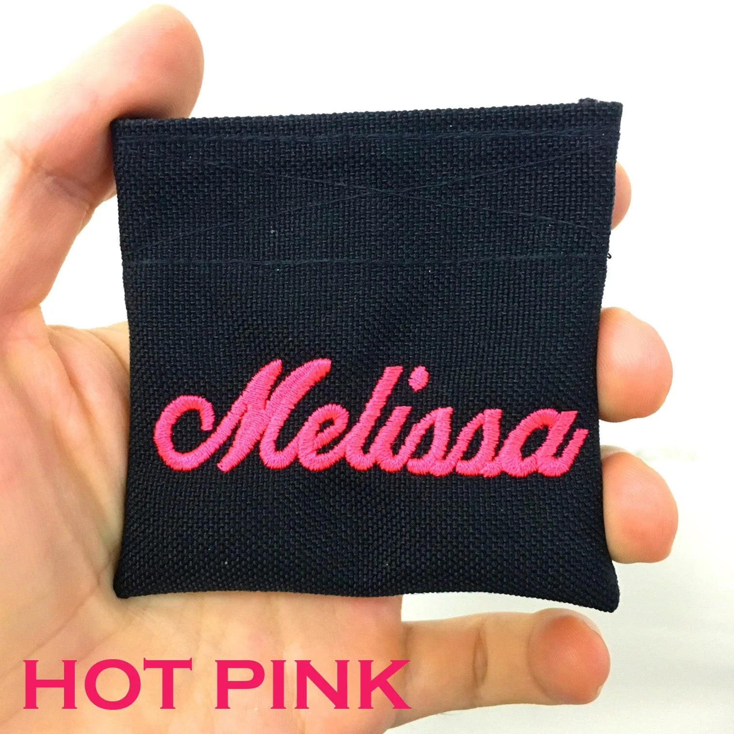 MIL-SPEC COIN PURSE WITH NAME - 1000 DENIER CORDURA (BLACK) - Image 2
